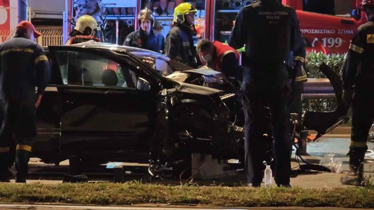 Τροχαίο στη Λεωφόρο Ποσειδώνος – Δυο τραυματίες – Bίντεο