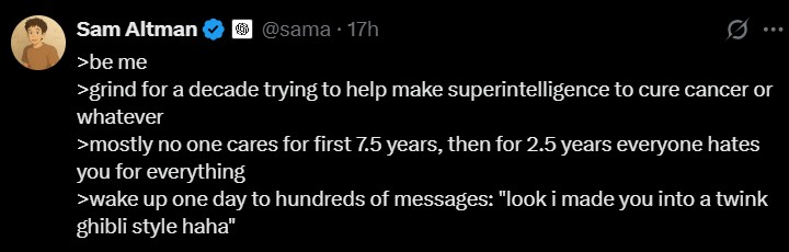 sam altman ghibli profile photo