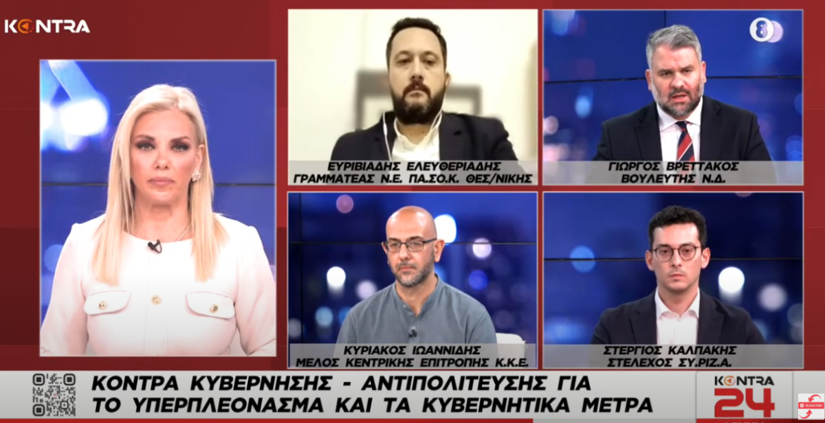 Κontra 24: Πολιτική αντιπαράθεση για πλεόνασμα και κυβερνητικά μέτρα