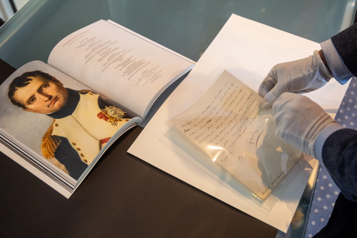 Σε δημοπρασία επιστολή του Ναπολέοντα με εκτιμώμενη τιμή τα 12.000-15.000 ευρώ