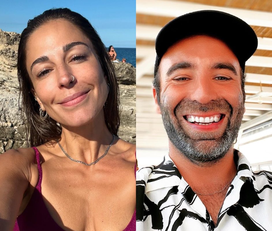 Η Κατερίνα Παπουτσάκη στην παραλία με κοκτέιλ – Στο Αγκίστρι με τον σύντροφό της για το Πάσχα