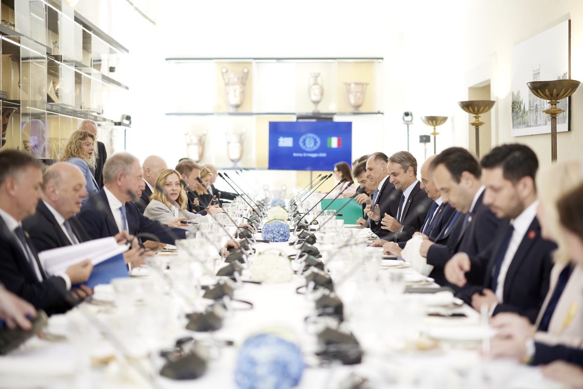 Ανώτατο Συμβούλιο Συνεργασίας Ελλάδας–Ιταλίας: Στο επίκεντρο οι γεωπολιτικές εξελίξεις στα ανατολικά σύνορα της ΕΕ