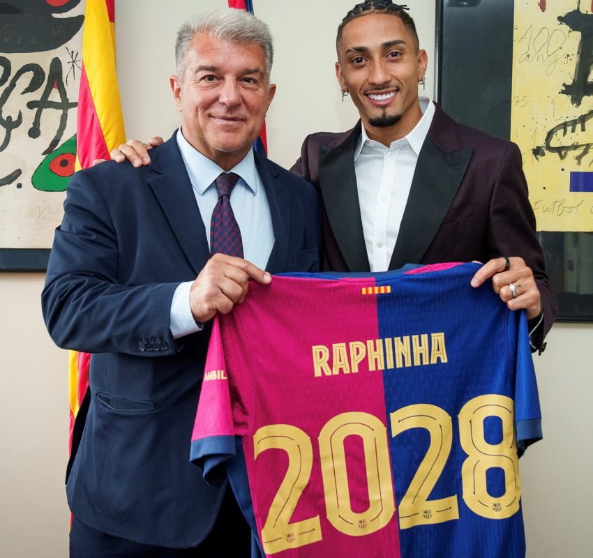 Η Μπαρτσελόνα επέκτεινε το συμβόλαιο του Ραφίνια έως το 2028