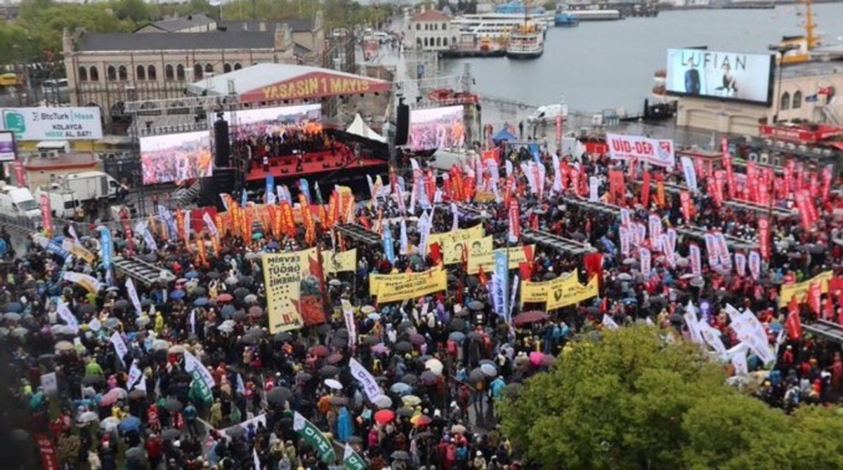 Κωνσταντινούπολη: Επεισόδια και συλλήψεις σε πορείες για την Πρωτομαγιά – ΒΙΝΤΕΟ