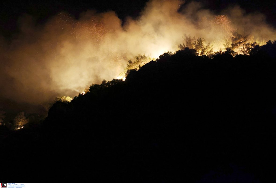 Λάρισα: Υπό μερικό έλεγχο η πυρκαγιά στην περιοχή Όσσα του δήμου Τεμπών
