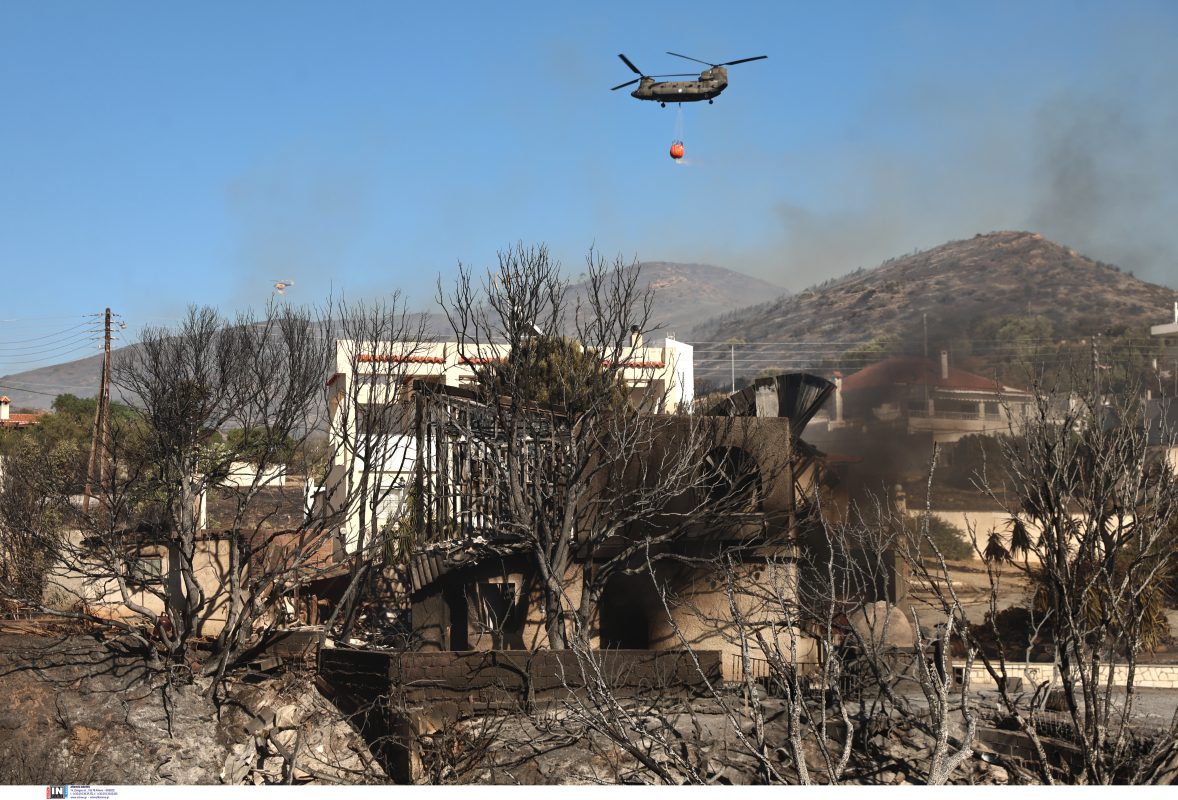 Ξεκινά η καταμέτρηση της ζημιάς από την πυρκαγιά στην Παλαιά Φώκαια