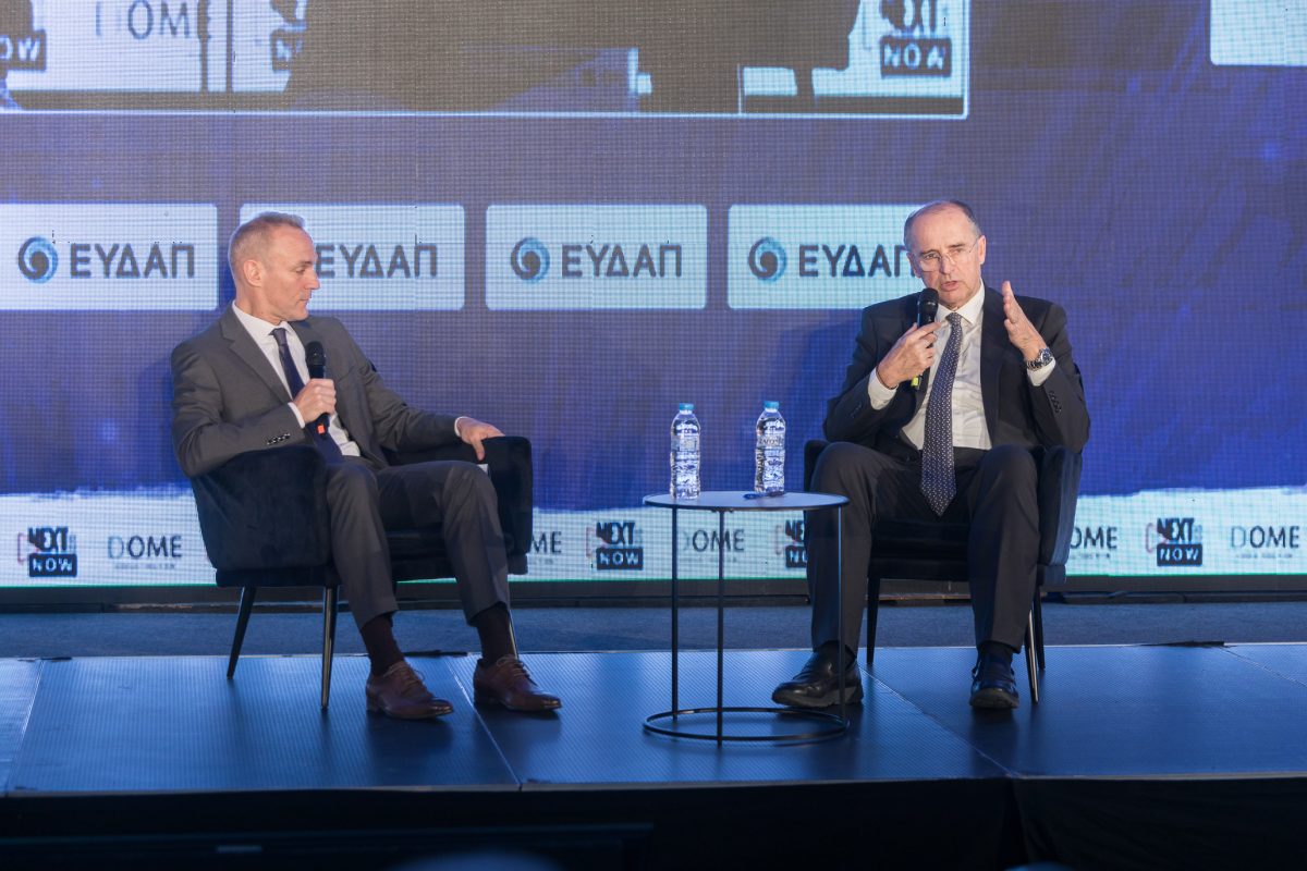 Συνέδριο «Ελλάδα 2025-2030» – Σαχίνης: Η ΕΥΔΑΠ ετοιμάζει έναν διαγωνισμό για να υπάρχει νερό από αφαλάτωση – Φέτος θα έχουμε επενδύσεις 90 εκατ. ευρώ