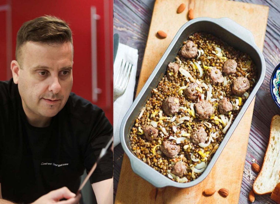 Συνταγή ημέρας: Κεφτεδάκια με ζεστή σαλάτα φακής