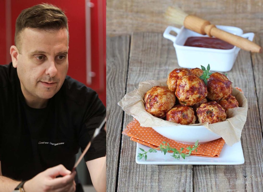 Συνταγή της ημέρας: Κεφτεδάκια με ανθότυρο & bbq sauce