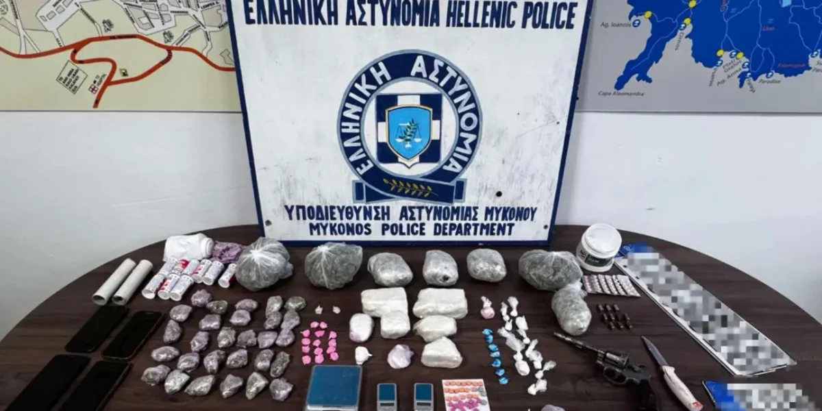 Μύκονος: Εξαρθρώθηκε εγκληματική οργάνωση που διακινούσε μεγάλες ποσότητες ναρκωτικών ουσιών