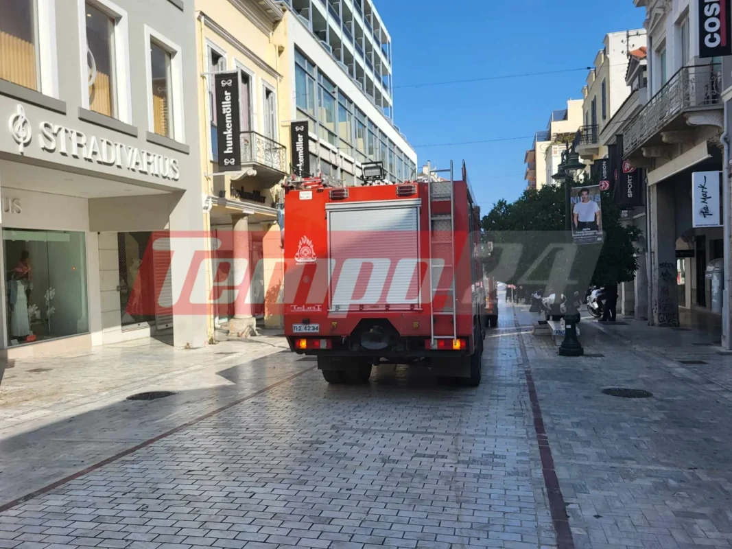 Πάτρα: Συναγερμός για φωτιά σε ξενοδοχείο