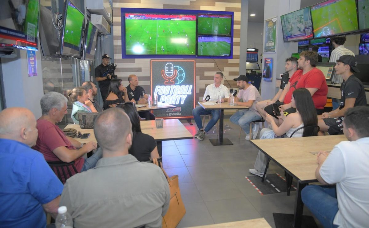 Πάμε Στοίχημα Football Party by Gazzetta σε κατάστημα ΟΠΑΠ στo Αιγάλεω
