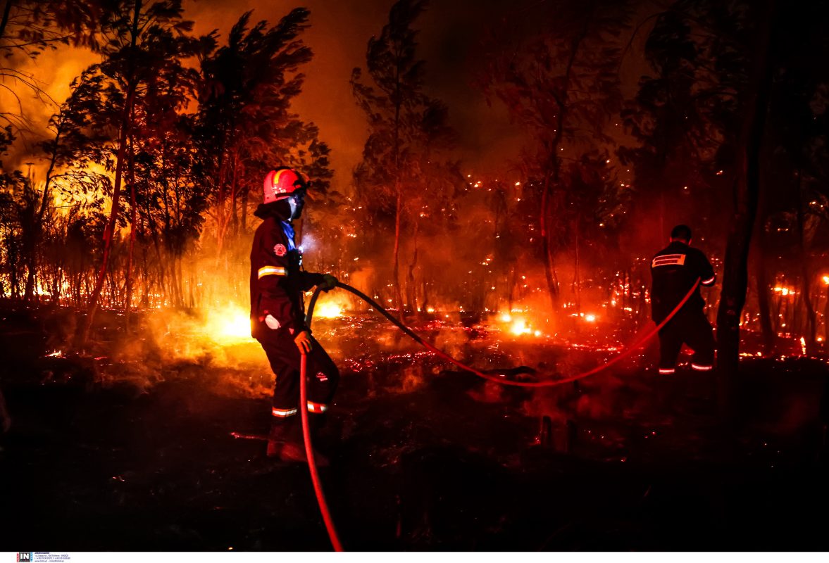 Ωρωπός: Ολονύχτια μάχη με τη φωτιά – «Ασπίδα» προστασίας από δασοκομάντος για το Ασπροχώρι