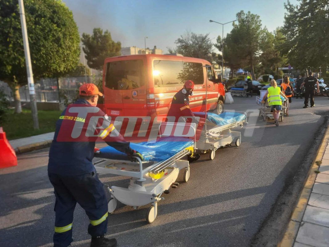 Πάτρα: Υπό έλεγχο η φωτιά στο Νοσοκομείο «Άγιος Ανδρέας» – Η ανάρτηση του Αδ. Γεωργιάδη