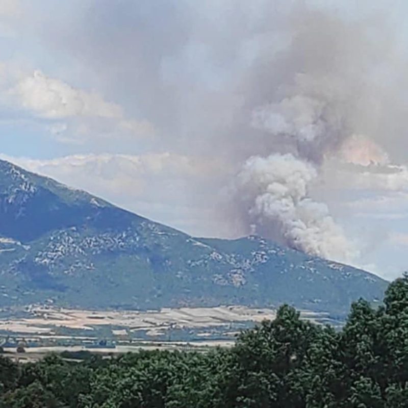 Χανιά: Φωτιά στα Μεγάλα Χωράφια – Σηκώθηκε και εναέριο