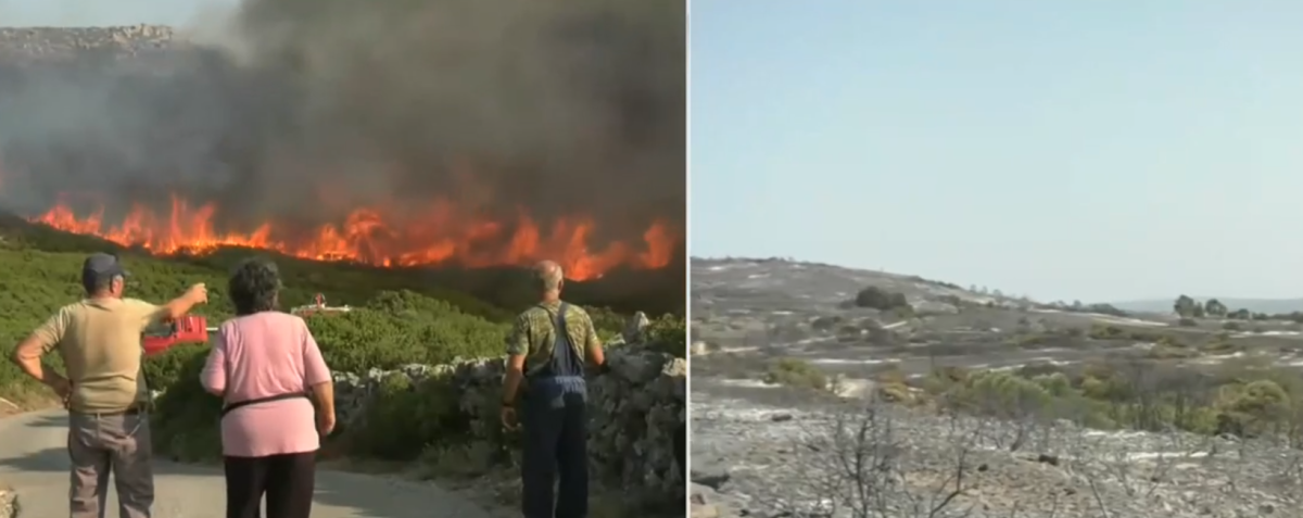 Κατέρρευσε ο δήμαρχος Κυθήρων κατά τη διάρκεια του συντονισμού για την κατάσβεση της φωτιάς