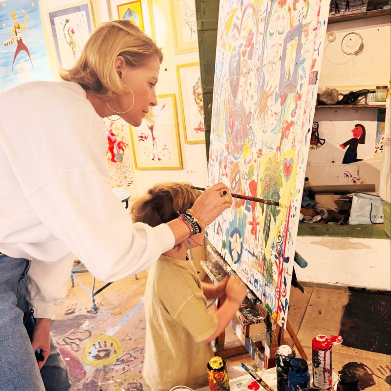 Τζένη Μπαλατσινού: Στιγμές ξεγνοιασιάς στο εξοχικό της στην Πάτμο