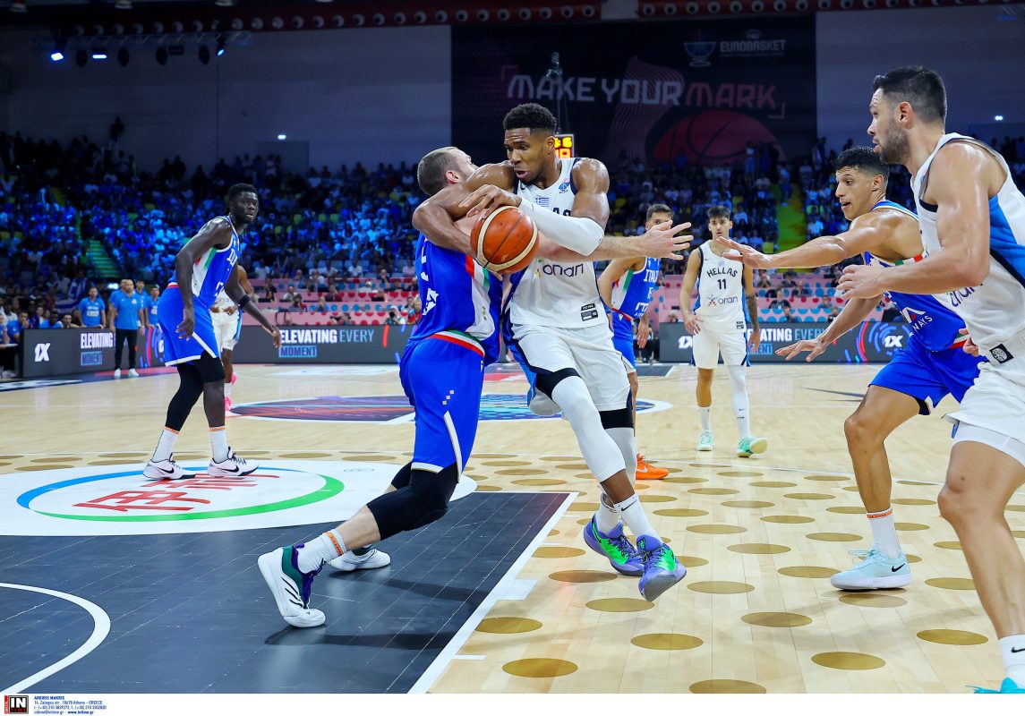 Eurobasket 2025: 30άρα ο Giannis, πρεμιέρα «με το δεξί» – Ελλάδα-Ιταλία 75-66