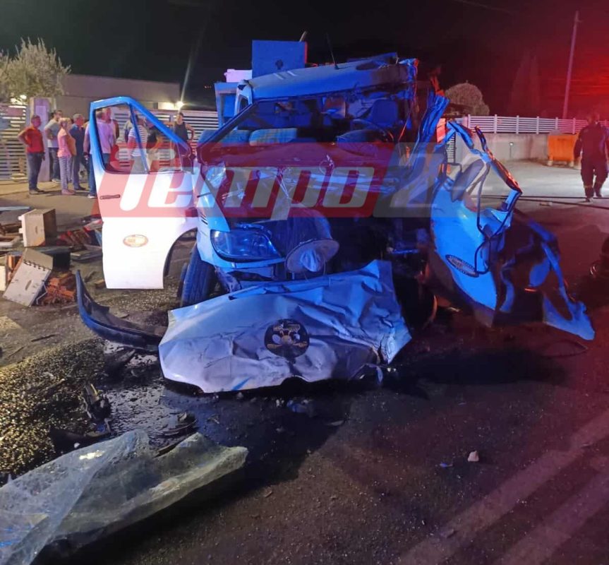 Αχαΐα: Νεκρός 60χρονος μετά από σφοδρή σύγκρουση νταλίκας με φορτηγάκι – Εικόνες