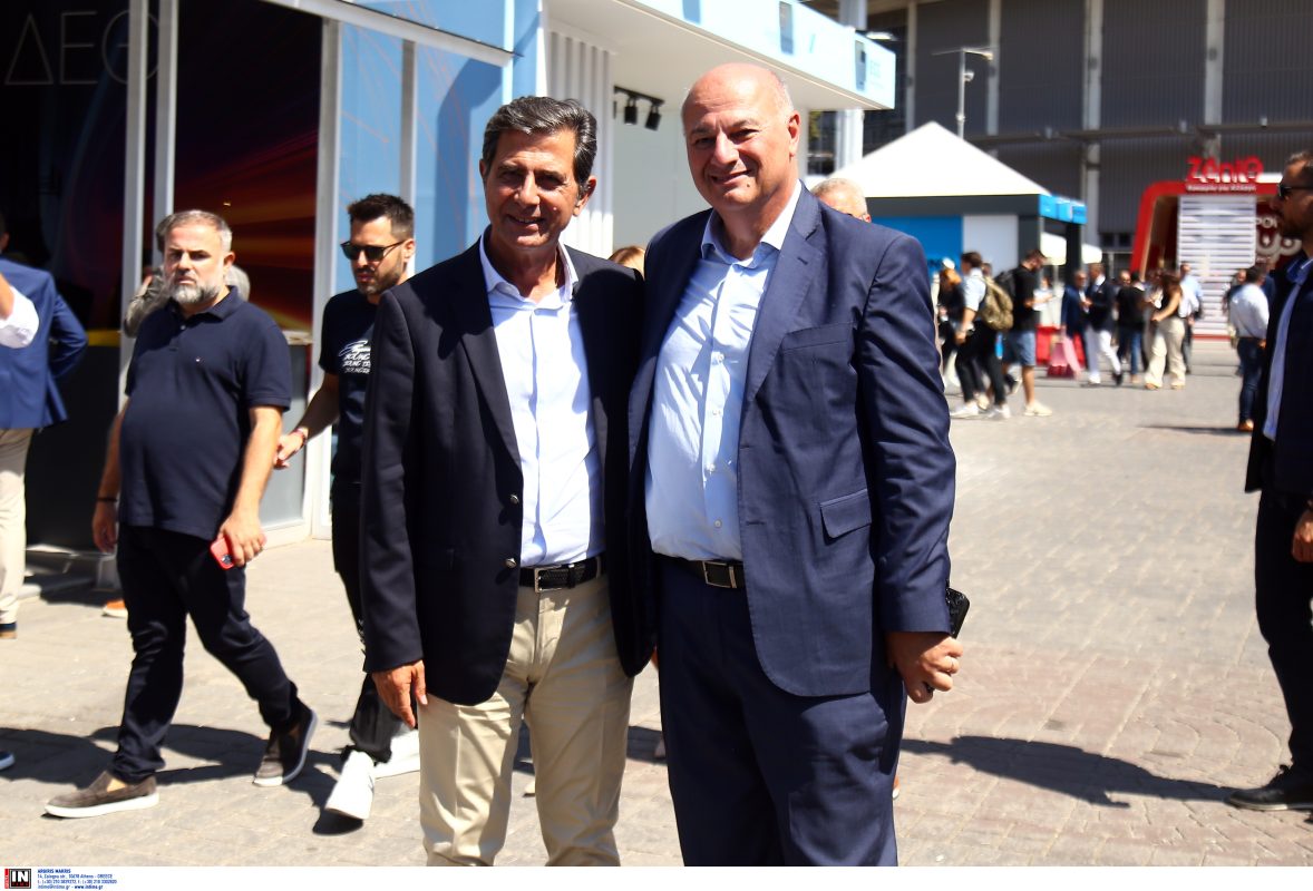 Χαιρετισμοί του ΥΜΑΘ Κώστα Γκιουλέκα και του προέδρου της ΔΕΘ-Helexpo Τάσου Τζήκα στην τελετή εγκαινίων της 89ης ΔΕΘ