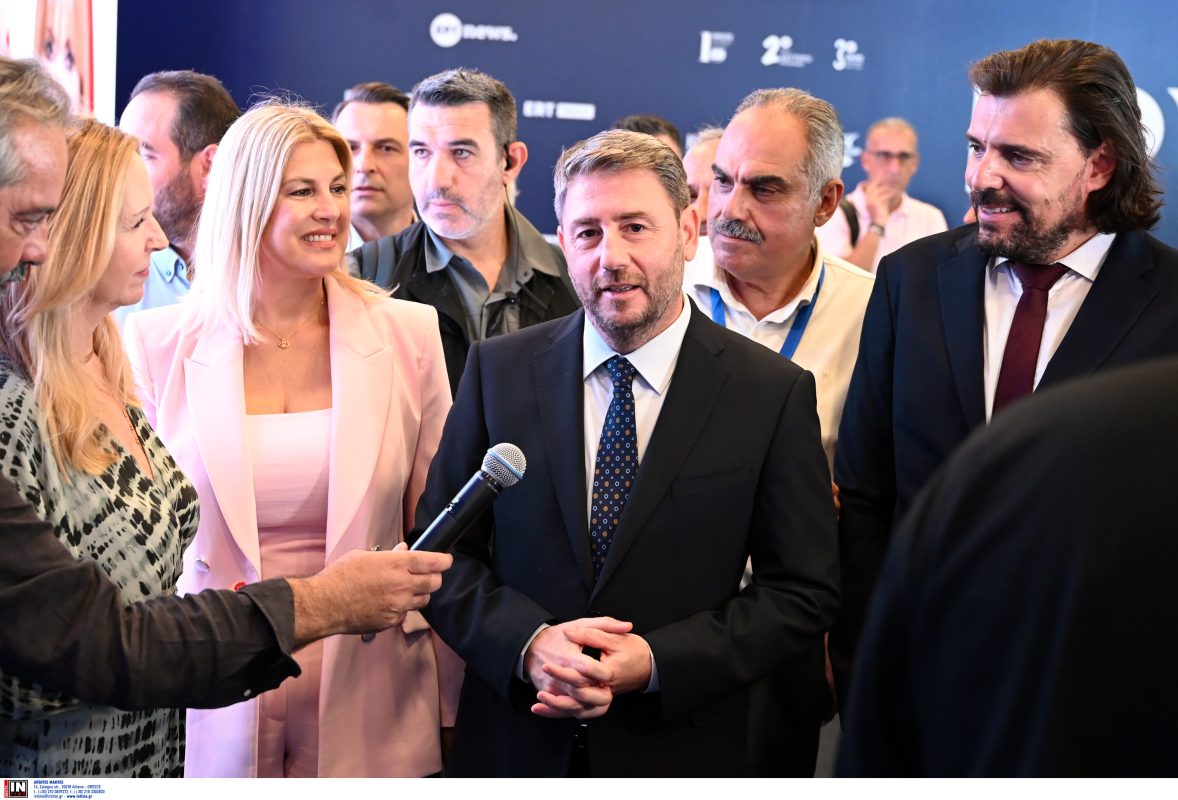 Περιοδεία του προέδρου του ΠΑΣΟΚ – ΚΙΝΑΛ Νίκου Ανδρουλάκη στα περίπτερα της 89ης ΔΕΘ