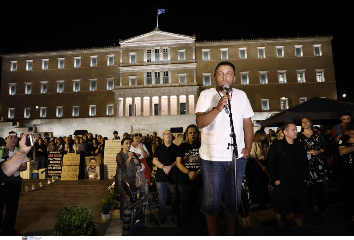 Τέμπη: Σε εξέλιξη συγκέντρωση αλληλεγγύης στο Σύνταγμα για τον απεργό πείνας Πάνο Ρούτσι