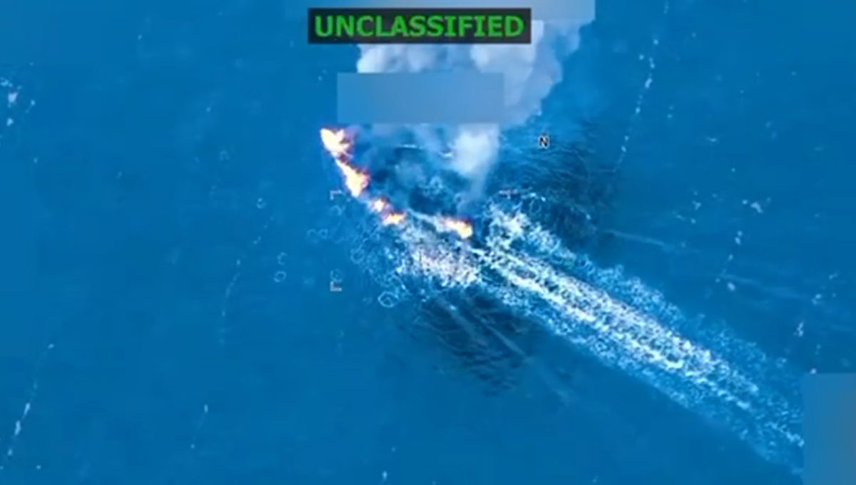 Οι ΗΠΑ χτύπησαν πλοίο που μετέφερε ναρκωτικά – Νεκροί τρεις άνδρες – ΒΙΝΤΕΟ