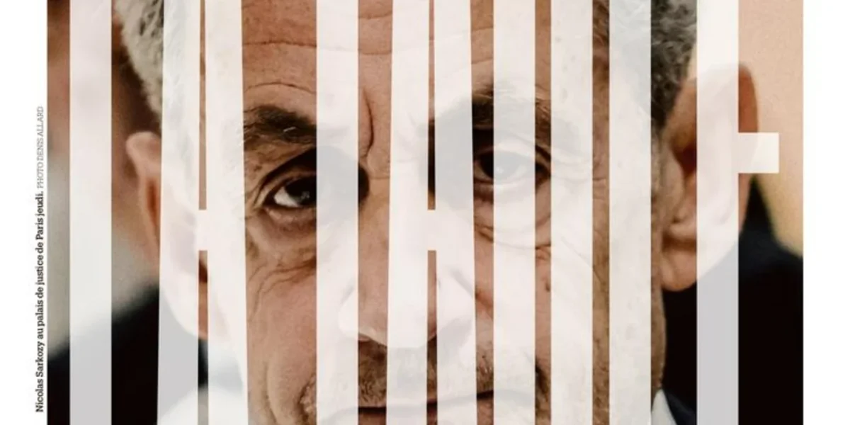 «Ο Σαρκοζί πίσω από τα σίδερα» – Το εξώφυλλο της Liberation μετά την καταδίκη του πρώην προέδρου