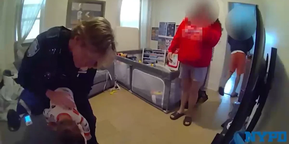 Συγκλονιστικό βίντεο: Η στιγμή που αστυνομικοί σώζουν μωρό που πνίγηκε και σταμάτησε να αναπνέει