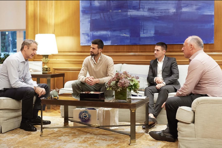 Συνάντηση του Κυριάκου Μητσοτάκη με τον Νόβακ Τζόκοβιτς – Τι συζήτησαν – Η ανάρτηση του πρωθυπουργού