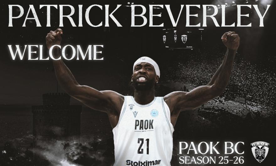 Έσκασε η «βόμβα» στον ΠΑΟΚ: Ανακοίνωσε τον Πάτρικ Μπέβερλι