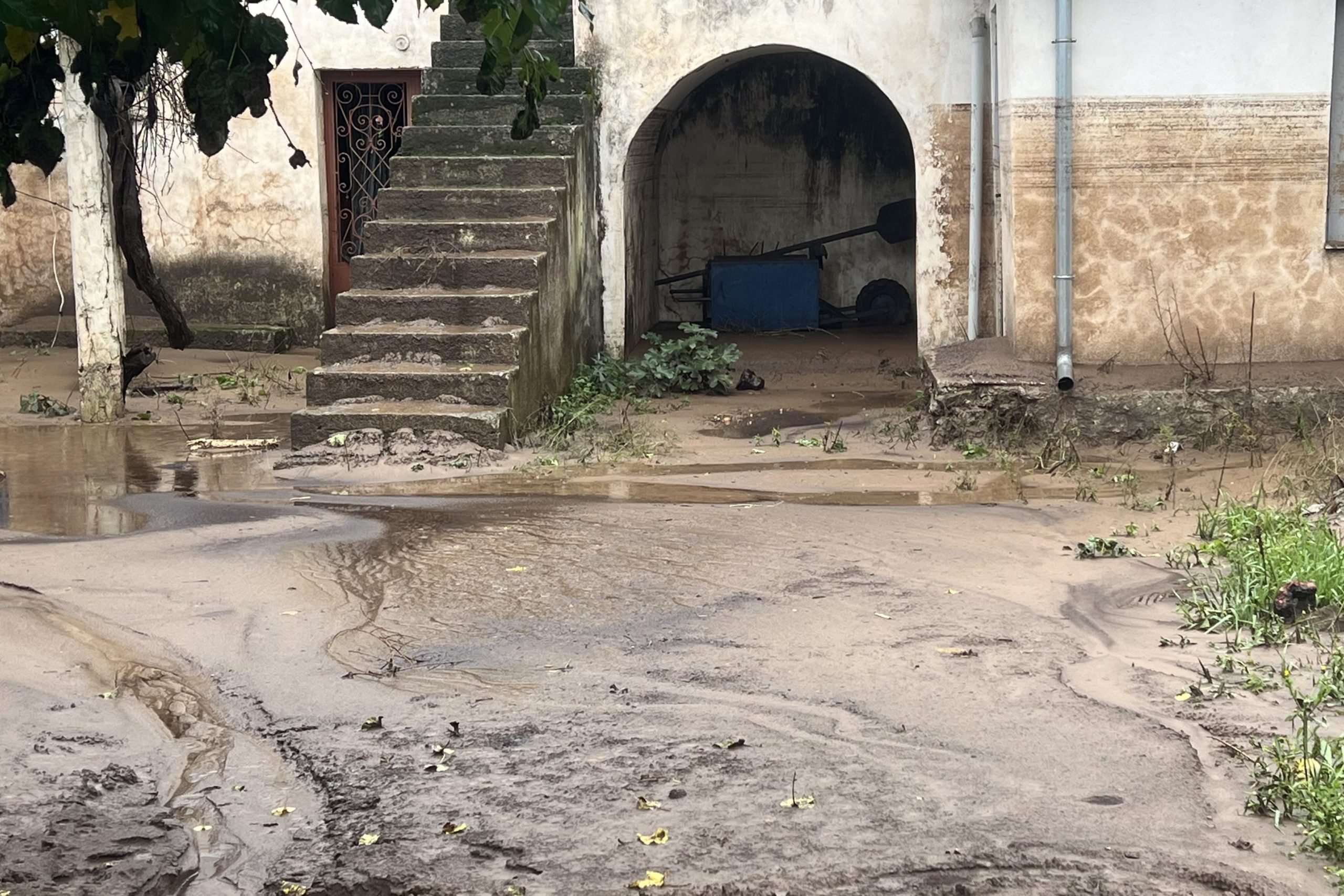 Ποτάμια λάσπης στη Λακωνία – Εικόνες καταστροφής από την κακοκαιρία Βyron (Φώτο)