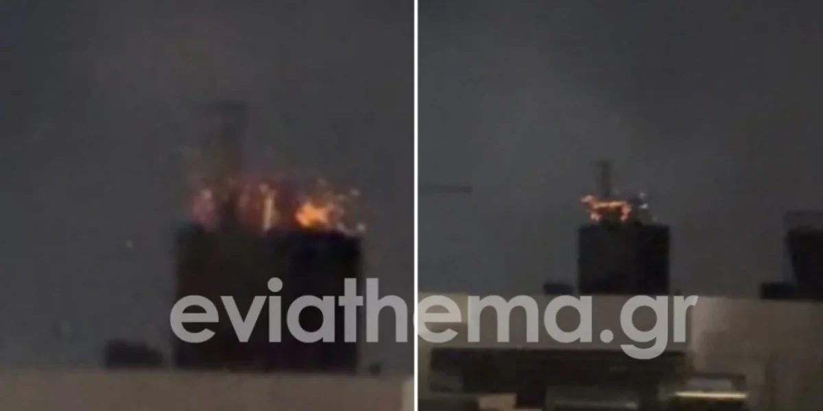 Συναγερμός τα ξημερώματα στη Χαλκίδα: Στις φλόγες παλιό ξενοδοχείο στο κέντρο της πόλης – ΒΙΝΤΕΟ