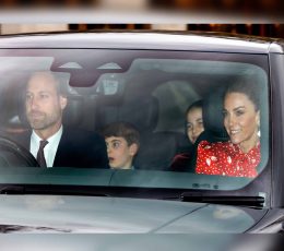 William-Kate: Στο Μπάκιγχαμ για τη χριστουγεννιάτικη γιορτή του βασιλιά με τα τρία τους παιδιά
