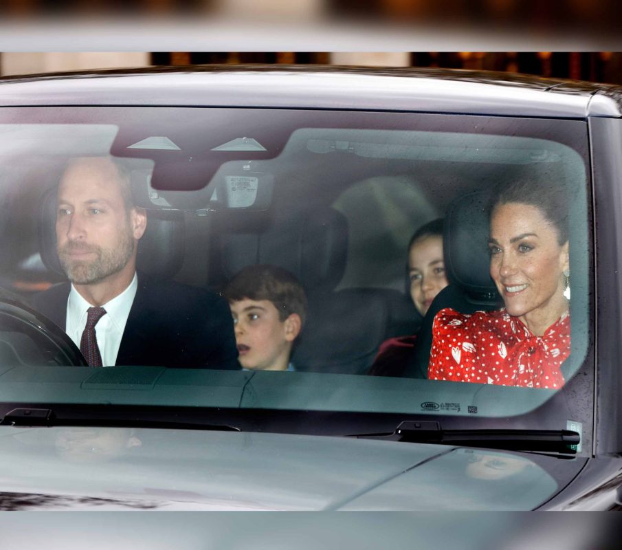 William-Kate: Στο Μπάκιγχαμ για τη χριστουγεννιάτικη γιορτή του βασιλιά με τα τρία τους παιδιά