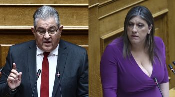 Επεισόδιο Κωνσταντοπούλου - Κουτσούμπα στη Βουλή: «Λέτε ψέματα»-«Αλλά αυτή είστε»