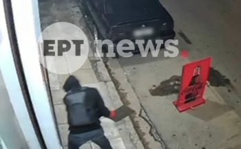 Σεπόλια: Σπάει βιτρίνα καταστήματος με καπάκι φρεατίου