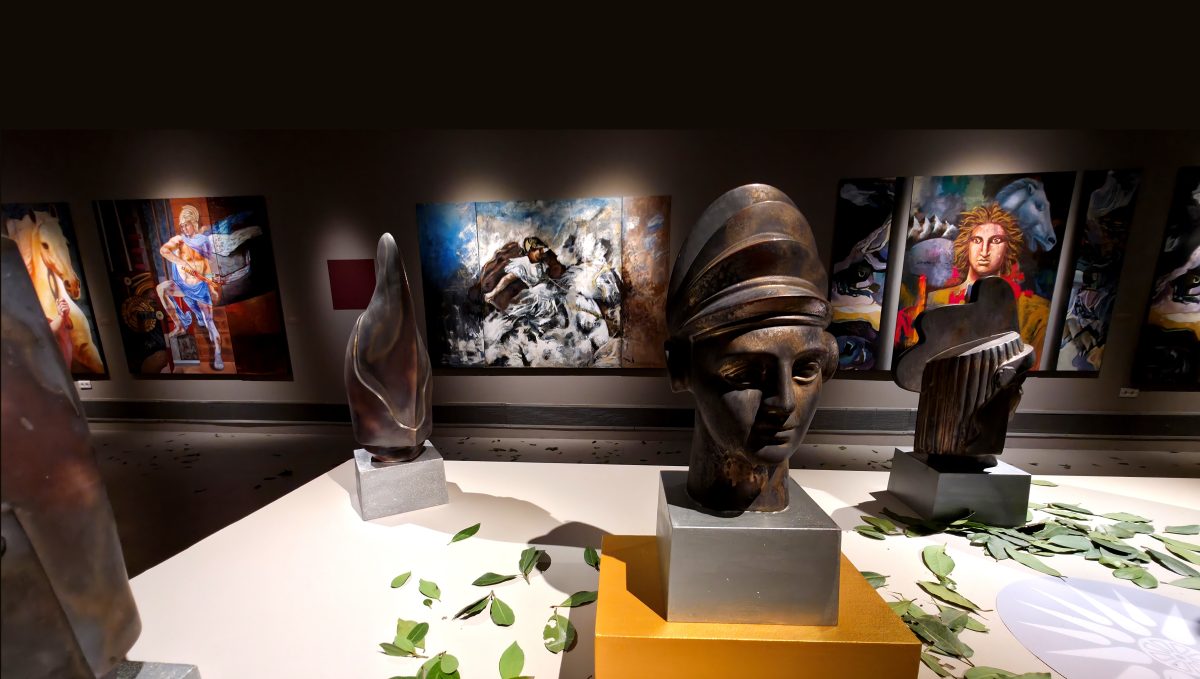 «Ο Μέγας Αλέξανδρος πίσω στην Αίγυπτο»  - Έκθεση με έργα του Μ. Βαρλάμη στη Βιβλιοθήκη της Αλεξάνδρειας